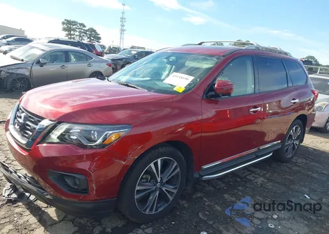 2019 Nissan Pathfinder Platinum z USA, uszkodzony, nr VIN 5N1DR2MNXKC636110